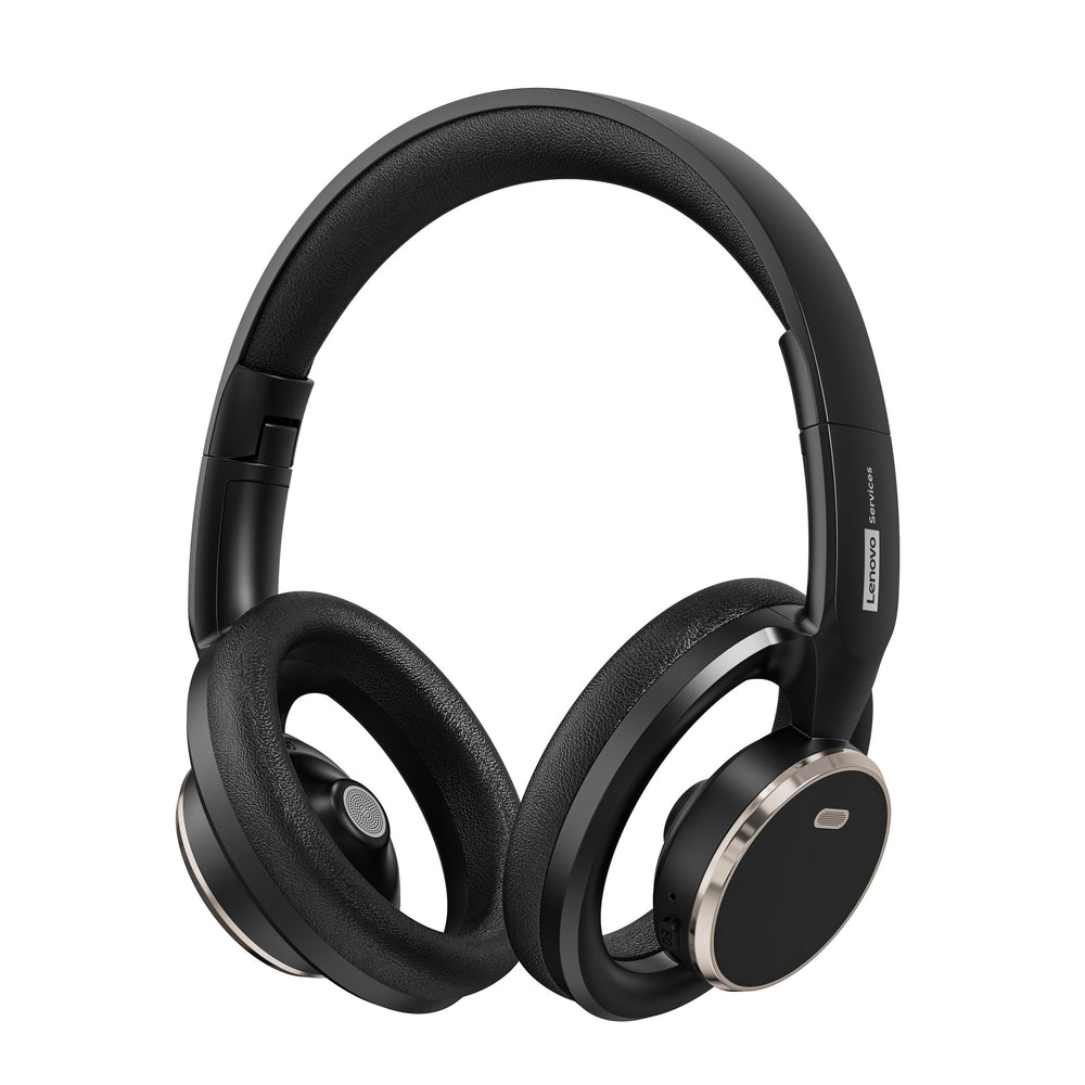 Lenovo ls116 over-ear bluetooth headphones - hollow design, deep bass, student headset, high-fidelity audio, gaming noise cancellation