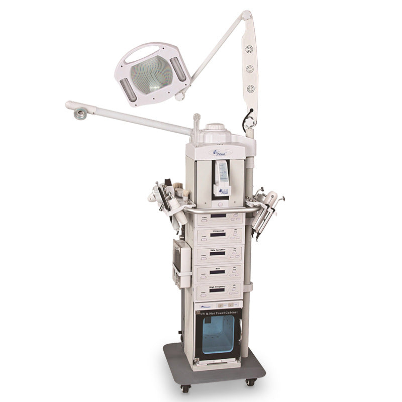 19-In-1 synthesizer drilling and carving, spray replenishing water, hot and cold spray electric wave peeling brush machine, shovel cleaning aspirator