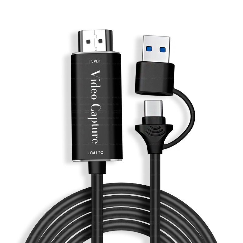 Usb 3.0 video capture card, hdmi to type-c, for camera, switch, live streaming, tablet, and mobile phone streaming devices