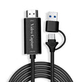Usb 3.0 video capture card, hdmi to type-c, for camera, switch, live streaming, tablet, and mobile phone streaming devices
