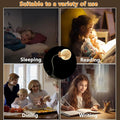 Moonnightlight moon lamp led voice control night light lighting usb atmosphere light three-color light
