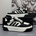 Men's 2026 spring new arrival: casual, versatile white sneakers - youth style, street style, chunky sole