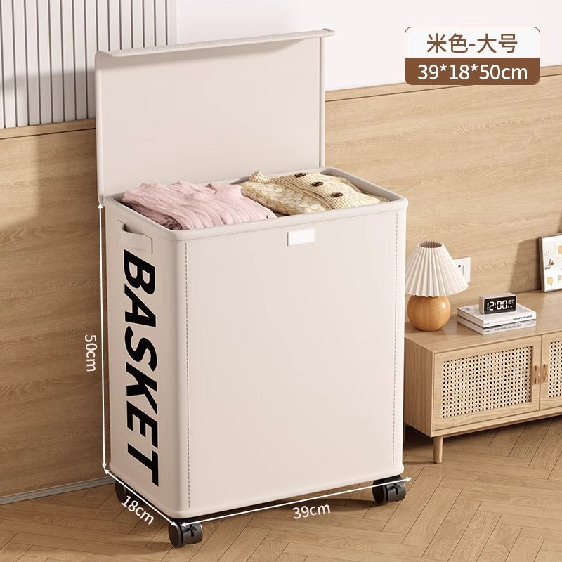 Clothes storage box large capacity oversized household flip foldable storage basket box clothing quilt sorting storage box