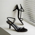 Women's sandals 2023 new summer trendy stiletto heel peep-toe sandals with buckle strap - sexy korean style