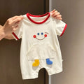 Summer baby romper newborn cartoon outfit bodysuit unisex infant cute short sleeve going out clothes summer