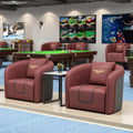 Billiard room rest area viewing chair, table tennis hall special viewing sofa, classy billiard club casual viewing sofa
