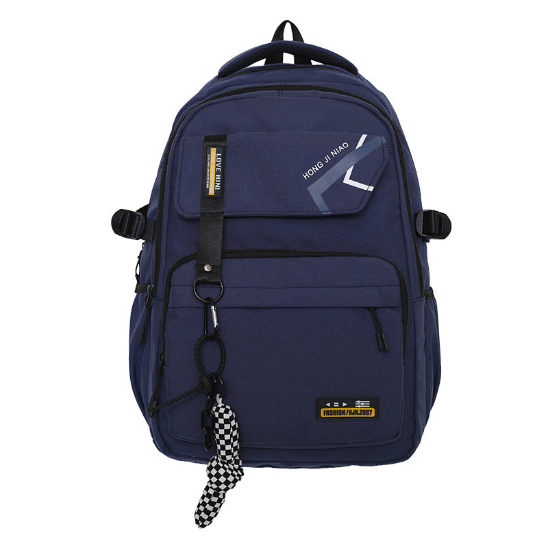 New backpack men's large-capacity outdoor leisure travel bag computer bag men's backpack student schoolbag delivery