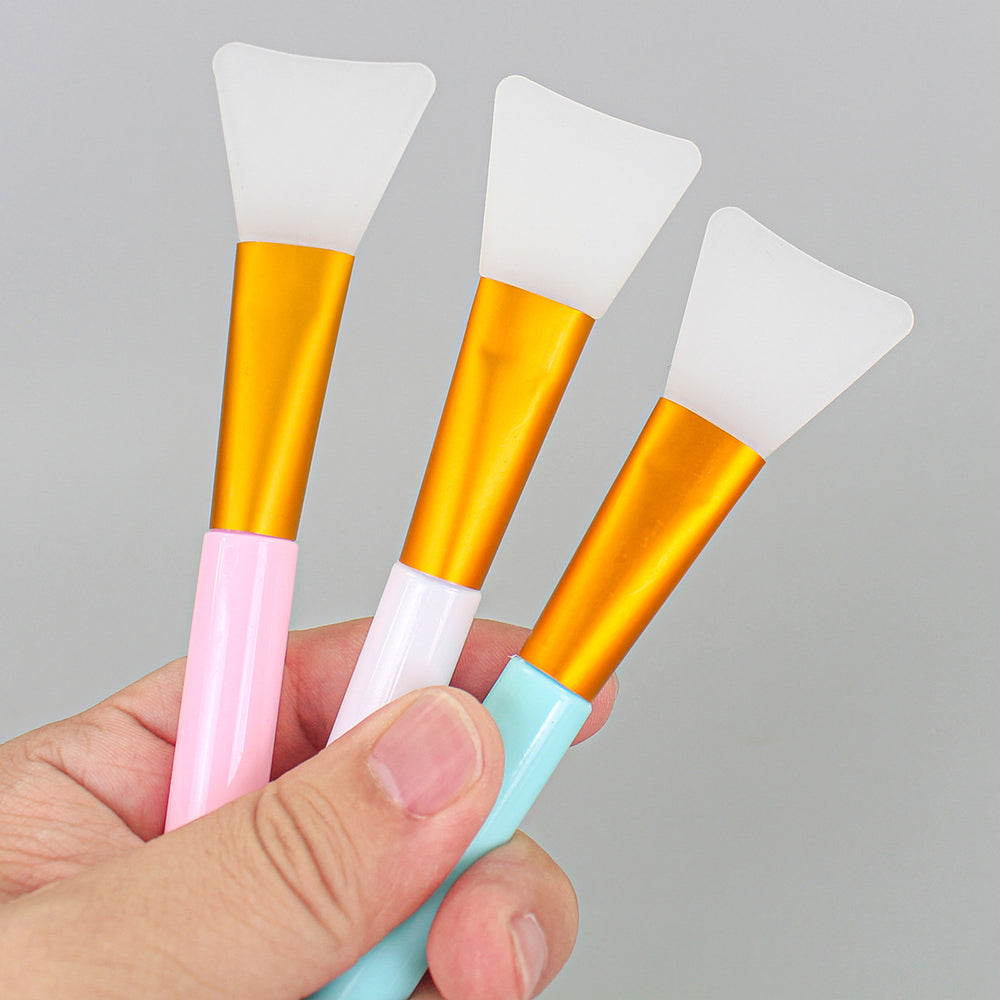Zhiwei silicone mask brush diy beauty care tool beauty salon spa tool makeup brush soft glue head