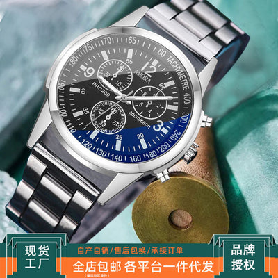 New fashion business leather belt watch for men, student geneva quartz wristwatch, men's watches - in stock & wholesale