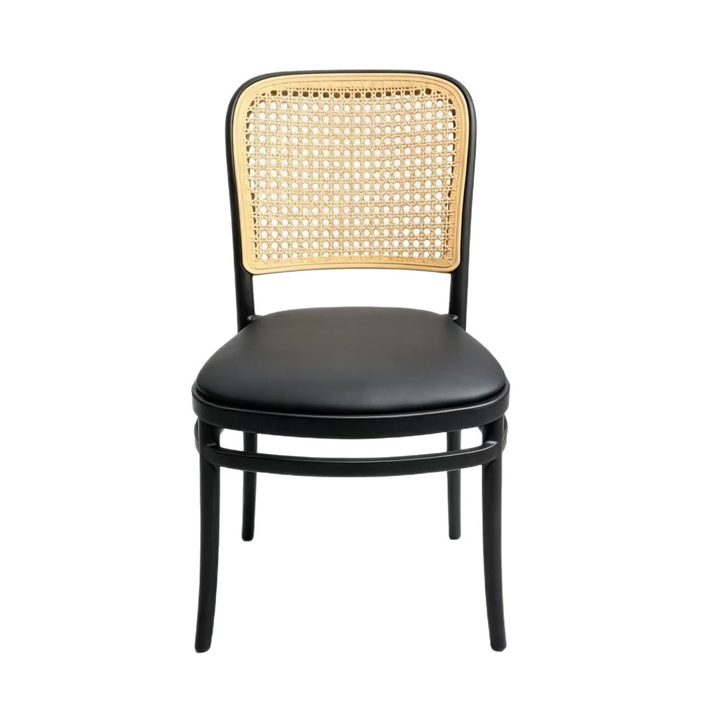 Plastic chair for home dining chair thickened dining table stool back desk chair medieval restaurant commercial stackable rattan