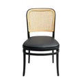 Plastic chair for home dining chair thickened dining table stool back desk chair medieval restaurant commercial stackable rattan
