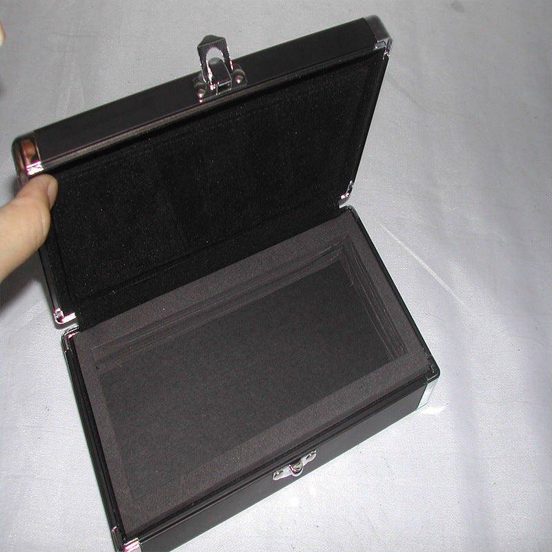 Custom Aluminum Alloy Tool Box Hardware Tools Tool Storage Silver Portable Toolbox Multifunctional Instrument Box