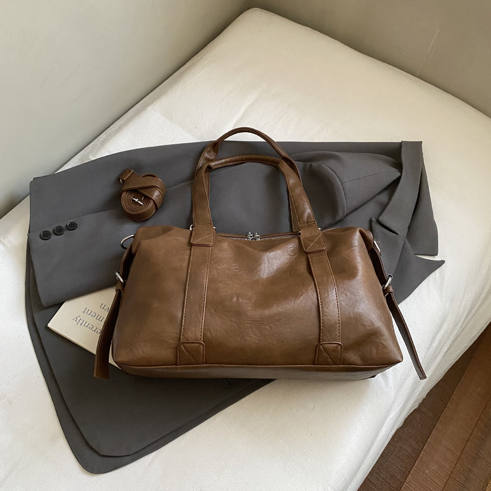 2025 fall/winter new korean style casual tote bag, minimalist large capacity crossbody bag, niche handbag for women