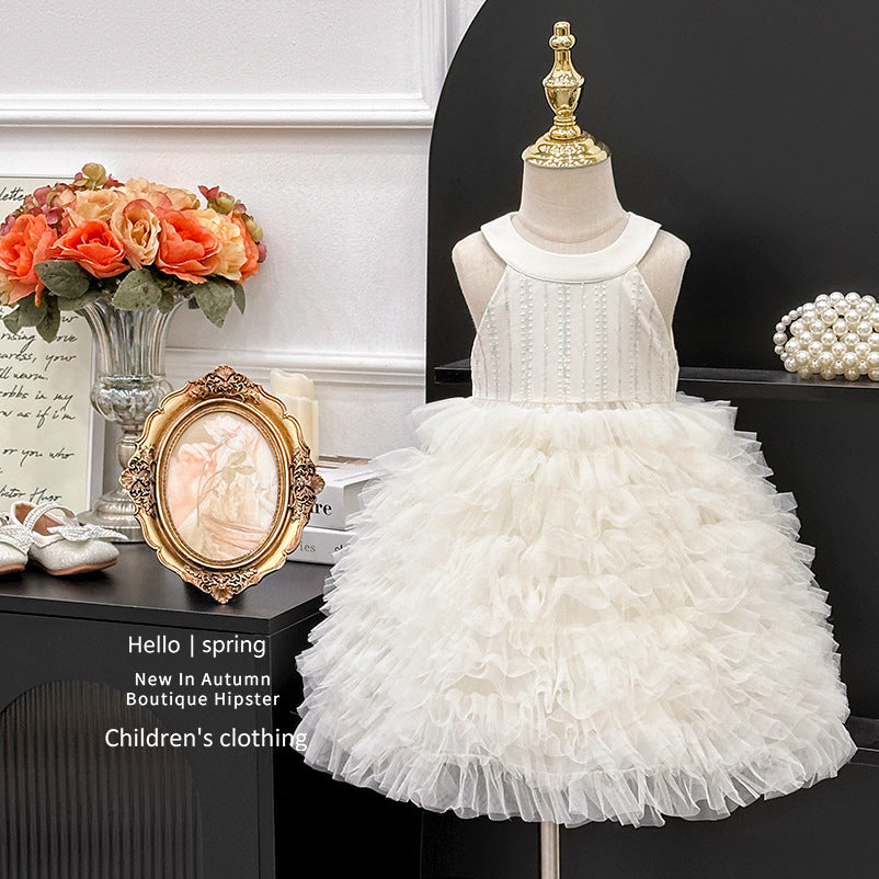 Girls' sundress:  summer new arrival - baby girl's fluffy tutu dress, stylish princess style