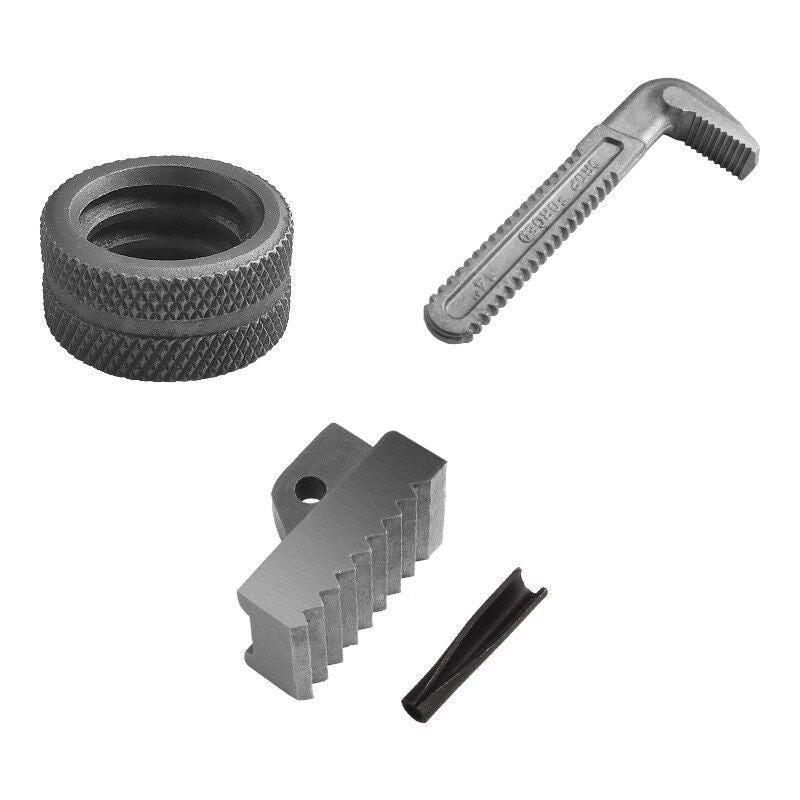 Baolian pipe wrench accessories industrial grade hook bottom tooth plate adjustment nut hook 7-head tooth movable parts