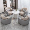 Negotiation table and chair set, lounge area, modern light luxury lounge area, reception table, negotiation table, sales office, beauty salon reception