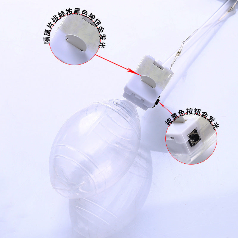 popular airbag that can move when pinching the ears, cartoon rabbit hat, various wholesale luminous children's toys, family hats