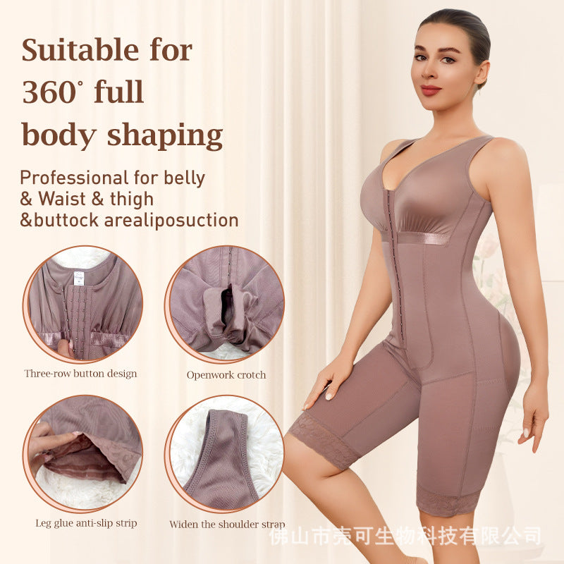 European and american cross-border shapewear bodysuit plus size waist trainer tummy control butt lifter slimming shapewear body shaper