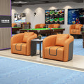 Billiard room rest area viewing chair, table tennis hall special viewing sofa, classy billiard club casual viewing sofa