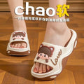 New women's platform slippers: summer fashion ins style, high-value design, non-slip, waterproof, soft sole slides - wholesale available