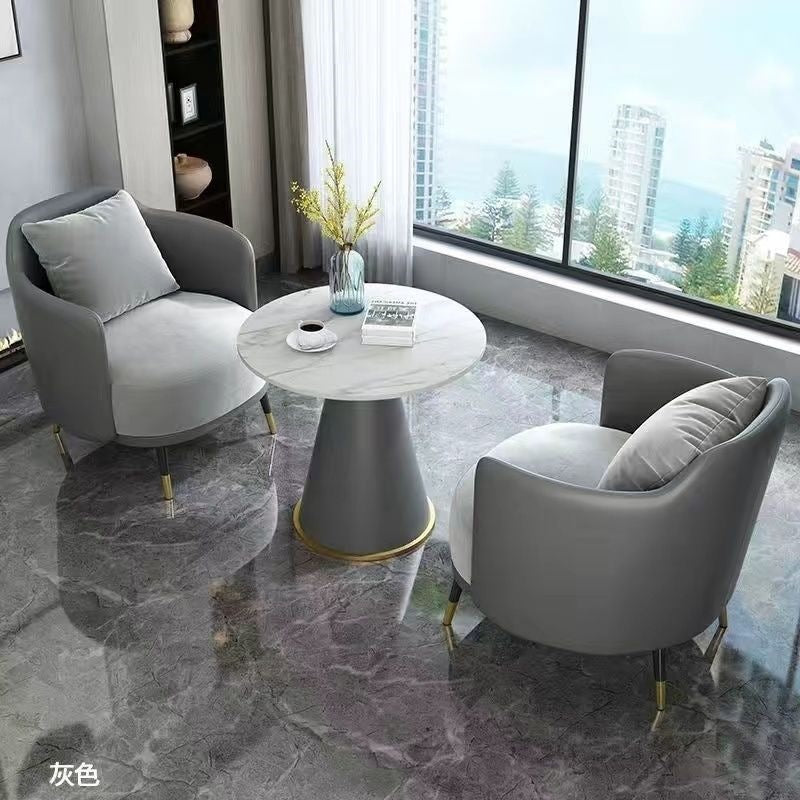 Hotel table and chair combination sales office reception table and chair shopping mall beauty salon casual single sofa coffee table combination