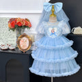 Girls' dress : frozen princess style, chic lace cake dress, elsa tutu, elsa gown - in stock