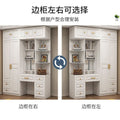Modern minimalist wardrobe for home bedroom, rental apartment, storage, small apartment cabinet with vanity corner closet