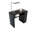 Manufacturer's new casual mesh back chair with marble tabletop single and double multi-functional manicure table table and chair suit