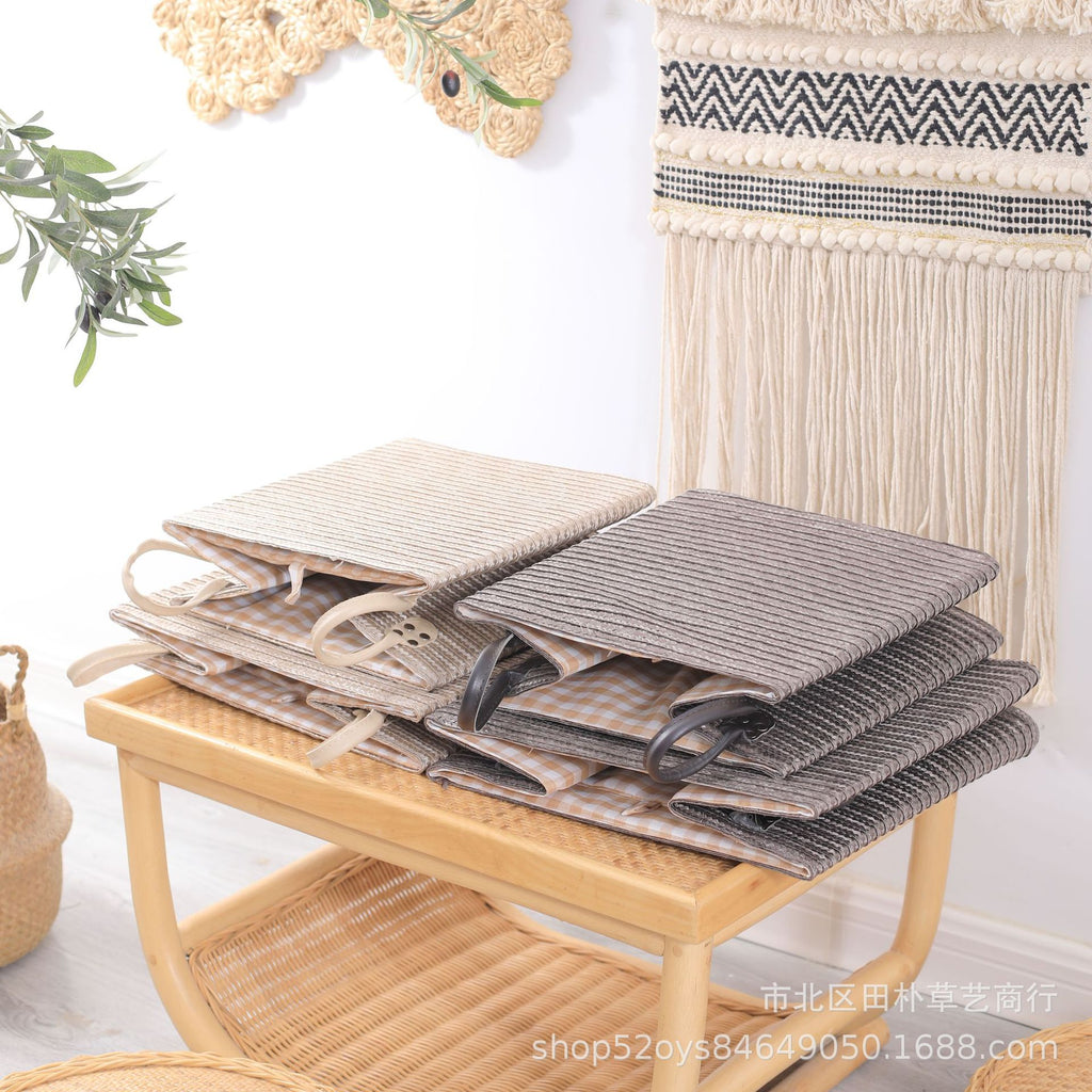 Folding, woven snacks, toy storage box, large sundries, book sorting box set, car-mounted uncovered trunk.