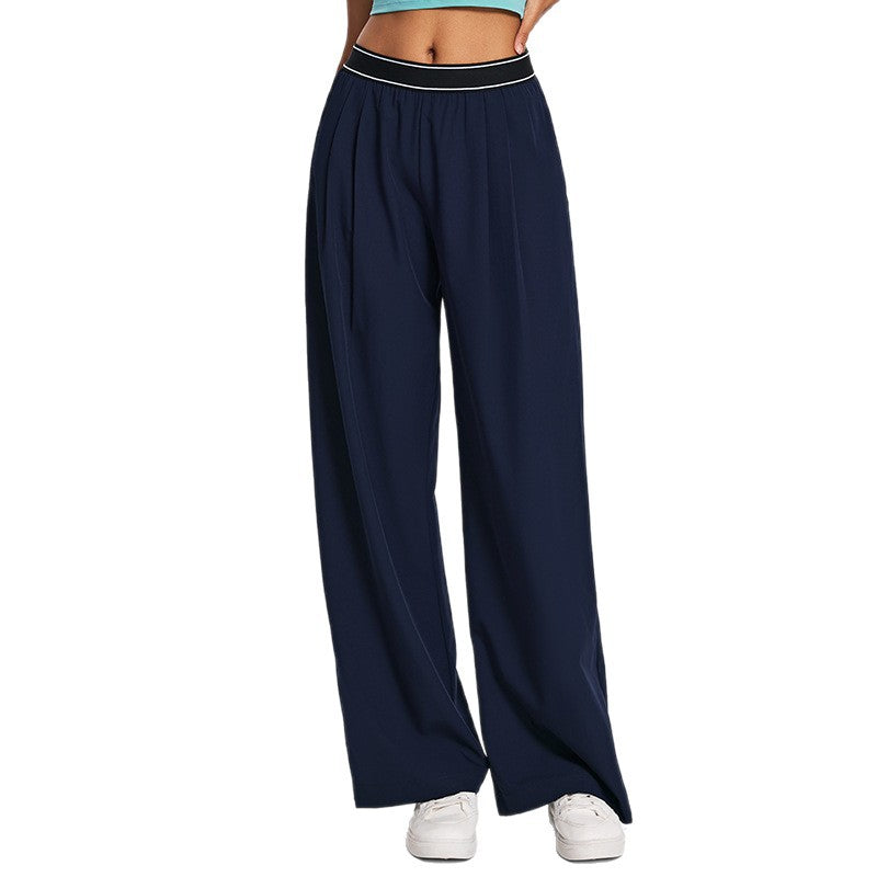 fashionable thin breathable casual sports pants high waist outdoor sports fitness pants outwear yoga clothes for women