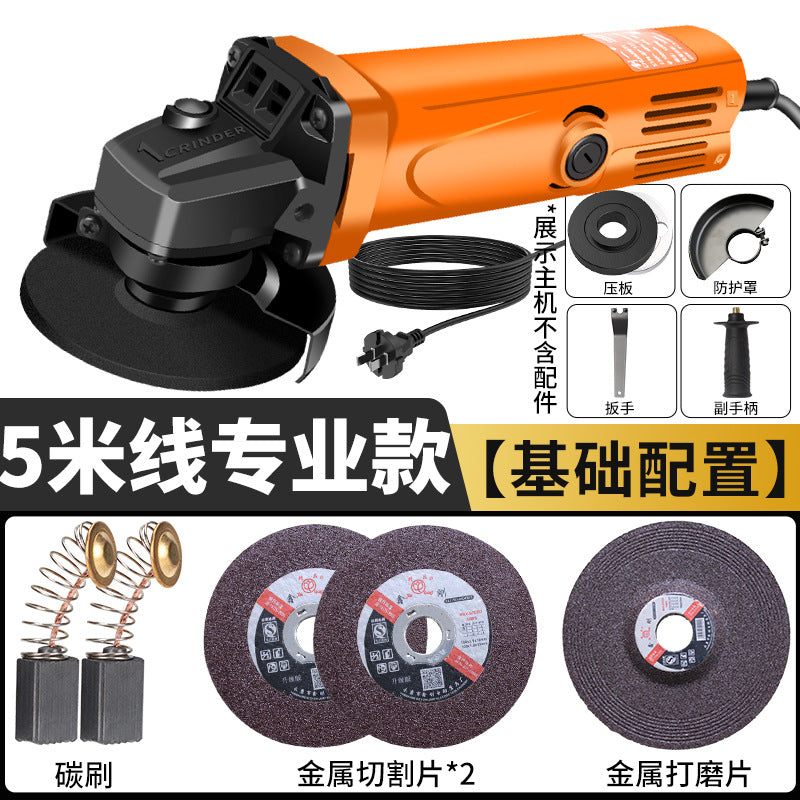 Chuangjiao angle grinder polisher cross-border communication brushless polisher power tool cutting machine hand grinding wheel can be used at home