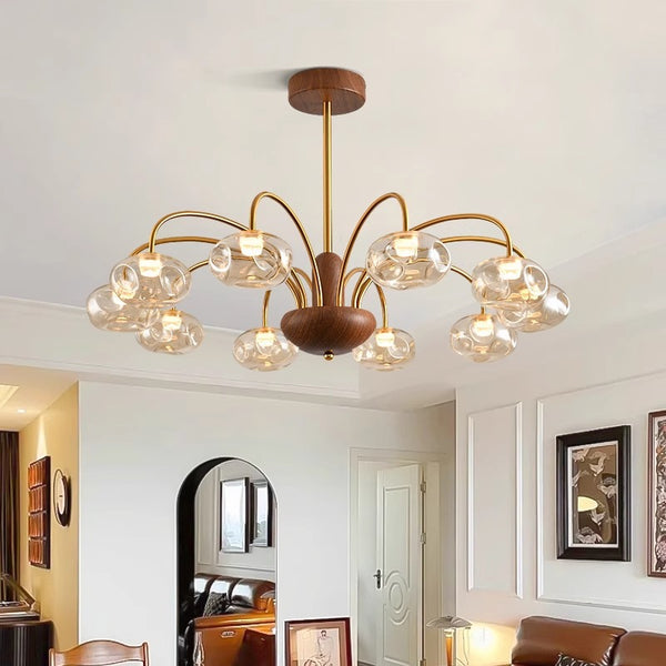 French Vintage Restaurant Chandelier Japanese Wabi Art Creative Lantern Bedroom Fabric Chandelier 397J1