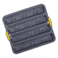 New 4-slot baguette mold 4-slot non-stick baking silicone baking dish bread oven cake mold with frame