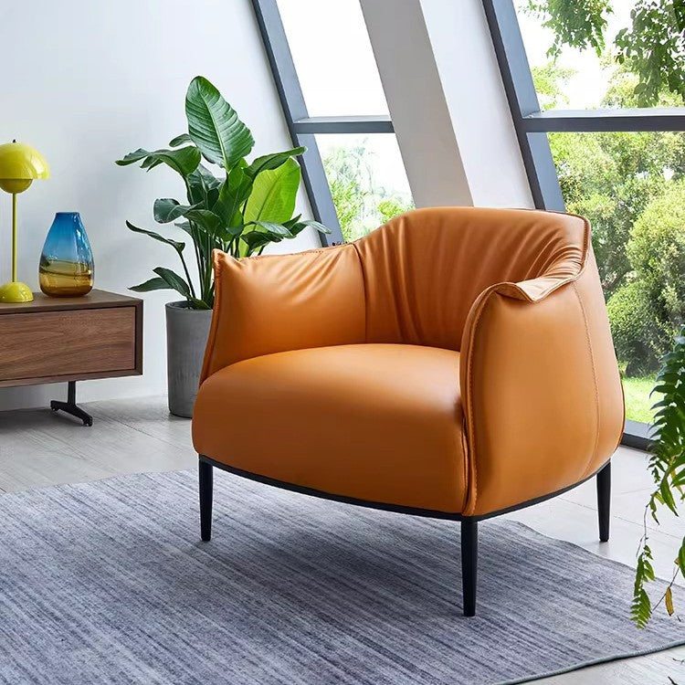 Accessible luxury tiger chair cafe hotel reception italian single sofa chair small apartment classysensenormcorecasual chair