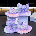 Girls' sandals kuromi  new summer children's princess sandals slippers girls' light-up beach shoes baby
