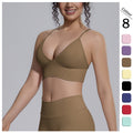 fashion seamless knittingpure color tight back sports intimates sports running fitness yoga clothes vest women