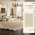 Removable and washable carpet living room new arrival medieval cream style removable double layer for home easy-care soundproof floor mat french style