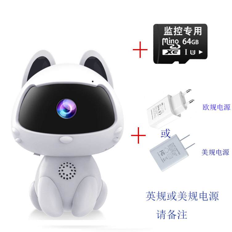Home hd camera smart pet cat mobile phone wireless wifi children's care stylish camera bedroom