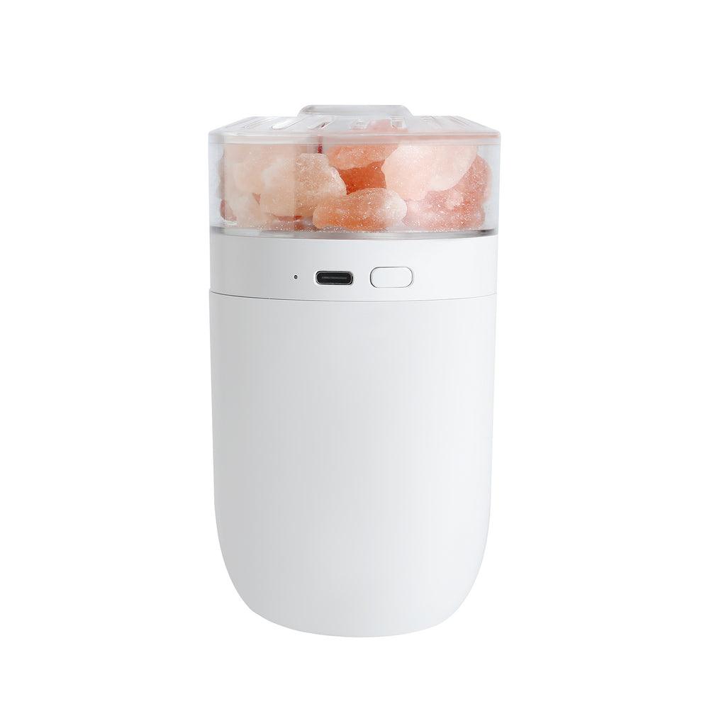 New car aromatherapy salt lamp humidifier - colorful ambient night light humidifier - home desktop hydrating atomizer