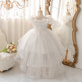 hot-selling girl's dress with train, princess dress, host, piano performance, birthday, classy, children's day performance clothing