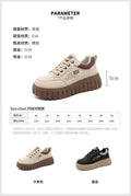 Spring soft sole sneakers women 2025 new versatile ins trendy skate shoes thick sole height increasing fashion casual trendy shoes