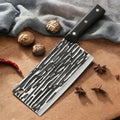 Stainless steel cleaver - sharp, heavy-duty kitchen knife for home use - perfect for chopping vegetables and meat - effortless cutting for home chefs and women