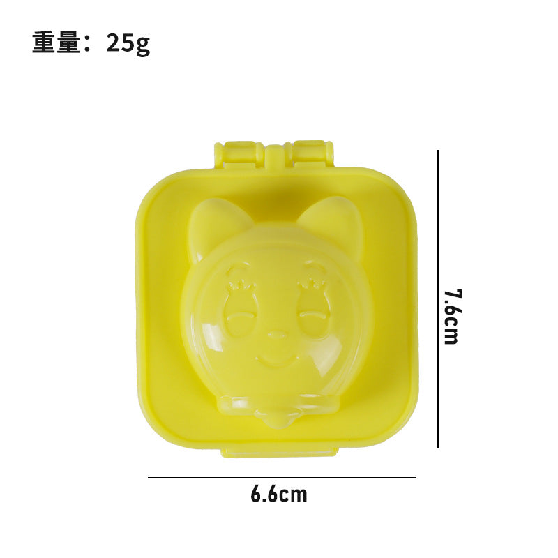 cute egg-shaped rice ball mold diy bear bunny dometi rice ball-shaped mold egg press