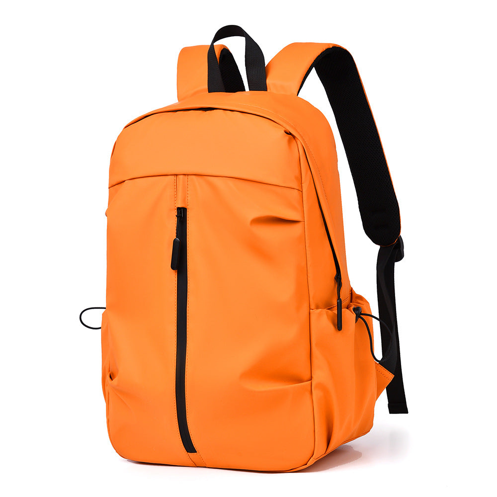 Casual backpack macaron color large capacity lightweight computer backpack unisex student class bag