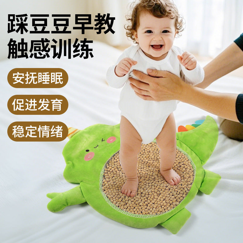 Baby expenditure physical energy toy step on beans early education puzzle sleep handy gadget 6 months 1 year old baby comfort doll