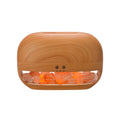 Natural salt stone flame aromatherapy machine large fog volume humidifier bedroom desktop atmosphere salt lamp essential oil small automatic fragrance