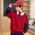 Boys' hoodies & sweatshirts: spring  new arrivals - color block base layers for kids & teens - stylish & trendy tops for students