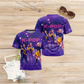Witcher t-shirt, kpop 3d digital printing summer girlscasualfashion round neck short sleeve factory direct supply