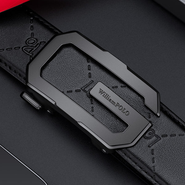 Emperor Paul Belt Men's Leather Automatic Buckle Belt Men's Business High-end Trendy First-layer Cowhide Belt Wholesale