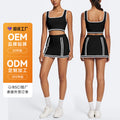 Personalized outdoor casual tennis wear suit a-line sports skirt high waistslimming lookfashion tape yoga skirt